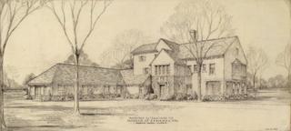 Proposed Alteration to house for D.H. Burnham, esq. Hubbard Woods,Daniel Burnham Junior