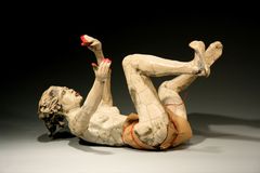 20100916055730-writhing_woman_with_wrap_and_red_fingertips_r-l-_bob_clyatt_sculpture