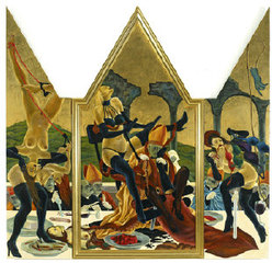 Masami Teraoka, The Last Supper/The Pope´s Mega Squid Thrust,Masami Teraoka