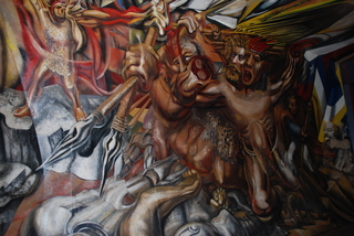 Muerte al Invasor ("Death to the Invader") - Chilean wall,Isabel Rojas-Williasms "Siqueiros, a muralist in exile"