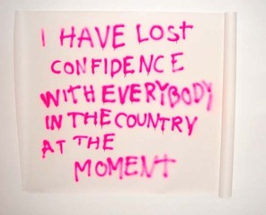 I have lost confidence,Julieta Aranda