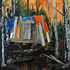 20101019091134-shack__kd_083__2010__oil__acrylic__wood__string__screws_and_glitter_on_wood__96_x_120_in