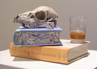 Still Life with Skull and Glass,Richard Shaw