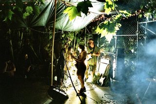 Camouflage Party performance/demonstration,Mary George