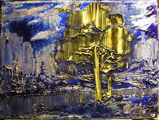 Moon-Lit Landscape,Joey Wozniak
