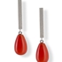 Carneliandropearrings