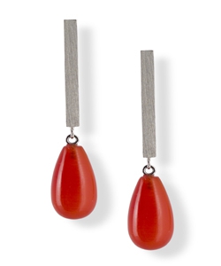Carneliandropearrings