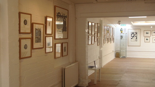 Gallery interior,Society of Wood Engravers