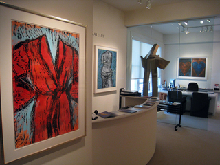 Jim Dine Classic Symbols Installation at Meyerovich Gallery,