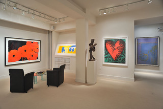 installation at Meyerovich Gallery,Helen Frankenthaler, Robert Motherwell, Jim Dine, Donald Sultan, Guy Dill