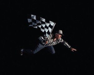 Untitled video still from Racing Clocks Run Slow: Archaeology of a Racetrack,Shimon Attie