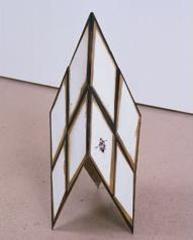 Diamond-shaped Sculpture with Jewels,Alice Konitz