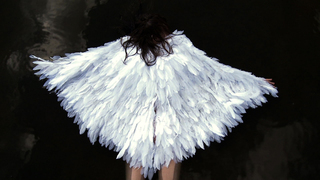 Floating Female (video still),Lærke Lauta