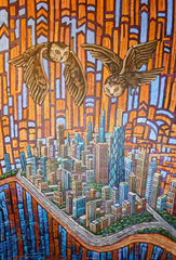 OWLS OVER WINDY CITY,Anastasia Mak