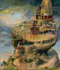 Self Portrait as Big House,Julie Heffernan