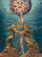 Study for Self-Portrait as Growth,Julie Heffernan