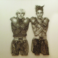 Warhol and Basquiat,Nicus Lucá