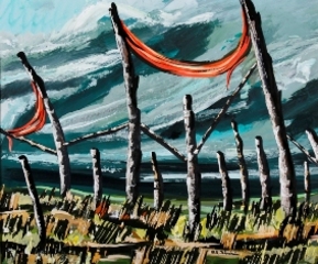 Poles in a Landscape,Richard Florsheim