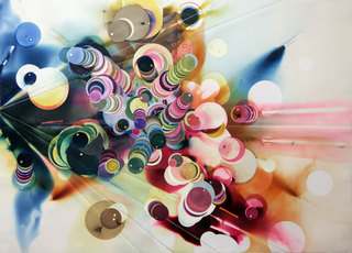 Firework drawing #13,Rosemarie Fiore
