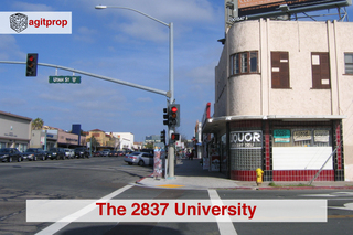 The 2837 University corner,