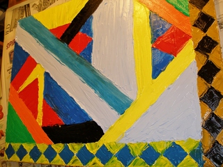 hawaiian geometric abstract,THOMAS JOHN TAYLOR