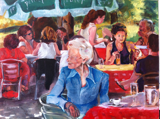 “L’Oasis Café Lac d’Annecy” ,Patricia Larkin Green