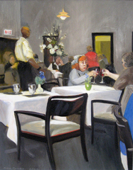 “Lunch after the Hopper Exhibit” ,Ann Ponce