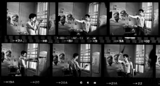 DeNiro Taxi Driver Contact Sheet,Steve Schapiro