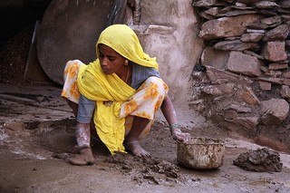 Spreading Dung In Village Home,Professional Women Photographers