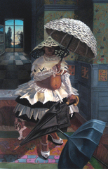 Man With Umbrella,Darlin Frometa