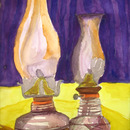 20110225233430-two_lamps_water_color_on_handmade_paper_12_by_16