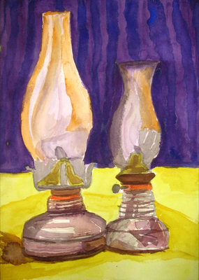 20110225233430-two_lamps_water_color_on_handmade_paper_12_by_16