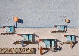 Newport Beach Lifeguard Towers,Christie Grimstad
