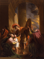 Aeneas and Creusa,Benjamin West