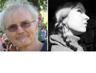 Michael Lally (left), Brenda Iijima (right).  ,