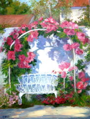 Rose Arbor - Artist Garden,Kathryn Stinis