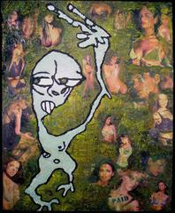 Figure in Fashion Model Landscape,Adam beebe