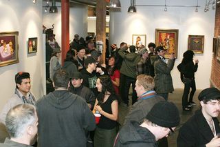Opening reception,