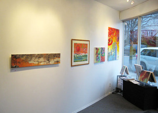Orange at Elisa Contemporary Art,Amy Cheng and James Minden in
