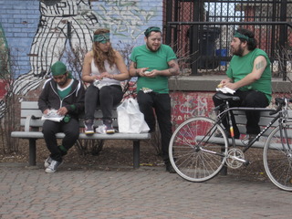 Still from Collaborative piece \'In Stitches: Smile Now, Cry Later".,Vanessa Sanchez, Ray Arroyo, Gabriel Perez D, Adriana Baltazar