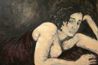 Reclining Nude - 1st Place Figurative,Fidan Shahin