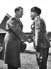 The First Meeting of Mussolini and Hitler,Venice, ,Alfred Eisenstaedt