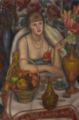 Natalie Bevan (née Ackenhausen, later Denny) (\'Supper (Natalie Denny)\'),Mark Gertler