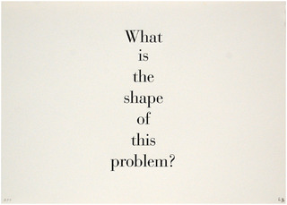 What is the Shape of This Problem? (detail),Louise Bourgeois