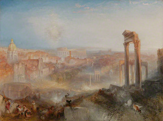 Modern Rome–Campo Vaccino,Joseph Mallord William Turner