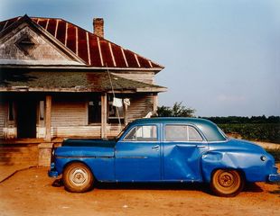 House and car near Akron, Alabama,William Christenberry