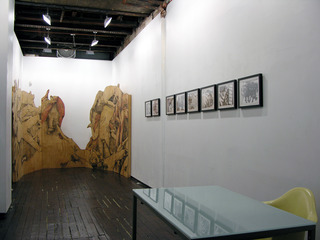 Instalation view of Spook™: INVOCATION at LMAKprojects, NY,Kenseth Armstead