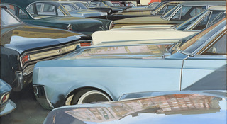 NYC Parking Lot,Richard Estes