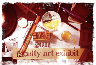 FAE 2011: Cerritos College Faculty Art Exhibition (Invitation),Bonnie Barrett (Designer)
