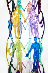 Detail: HUMAN STRUCTURES (32 FIGURES),Jonathan Borofsky
